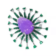 Кольцо из серебра W1013R_KO_LCAG_WG