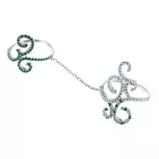 Кольцо из серебра WSR22489-BW2_KO_001_WG