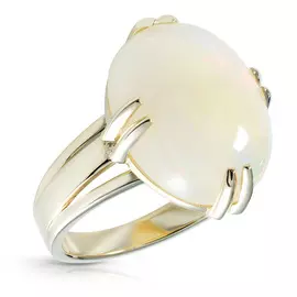 Кольцо из желтого золота с опалом 1.189.К