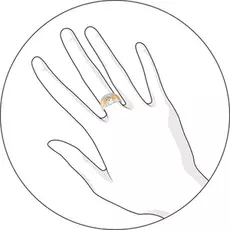 Кольцо из золота 016692