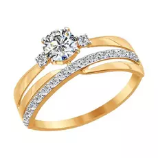 Кольцо из золота 016918