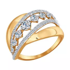 Кольцо из золота 017023