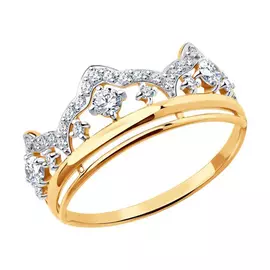 Кольцо из золота 017422