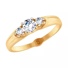 Кольцо из золота 017967