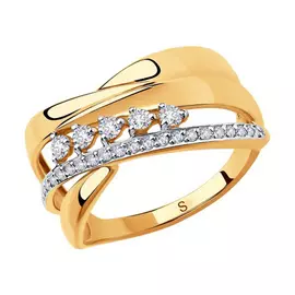 Кольцо из золота 018304