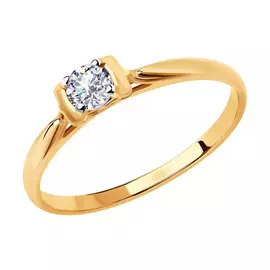 Кольцо из золота 018349