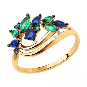 Кольцо из золота 018391