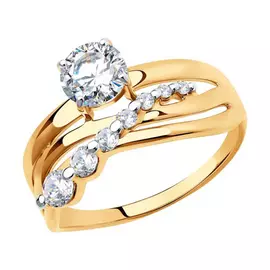 Кольцо из золота 018522