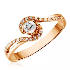 Кольцо из золота 01К115752