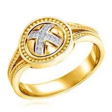 Кольцо из золота 01К638743