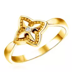 Кольцо из золота 01К638744