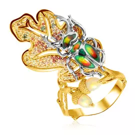 Кольцо из золота 01К6411060Э-1