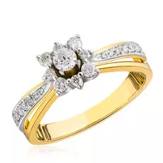 Кольцо из золота 02К076-01