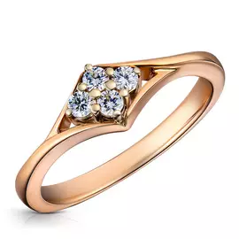 Кольцо из золота 03107