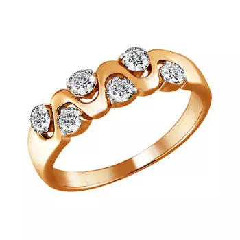 Кольцо из золота 1010346