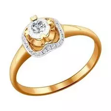 Кольцо из золота 1011078