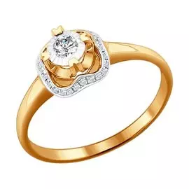 Кольцо из золота 1011078