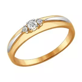 Кольцо из золота 1011507