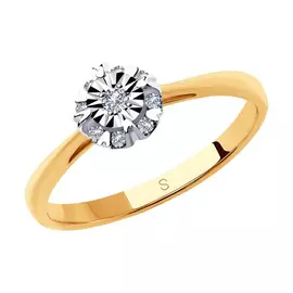 Кольцо из золота 1011858