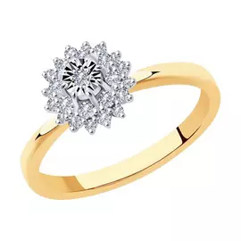 Кольцо из золота 1011956