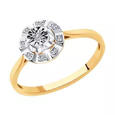 Кольцо из золота 1011957