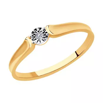 Кольцо из золота 1012001