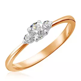 Кольцо из золота 1014081925