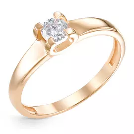 Кольцо из золота 12486-100