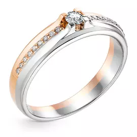 Кольцо из золота 12887-100