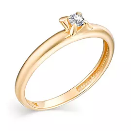 Кольцо из золота 13019-100