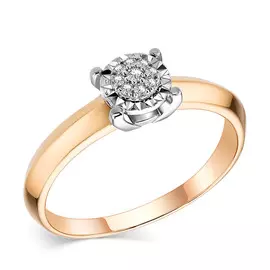 Кольцо из золота 13874-100