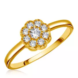 Кольцо из золота 2Б00022-010