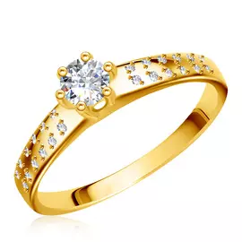 Кольцо из золота 2Б00252-010