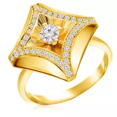 Кольцо из золота 45319309