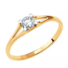 Кольцо из золота 51-110-00858-1