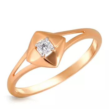 Кольцо из золота 585 пробы с фианитом Д0268-016994