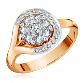 Кольцо из золота 6Б00050-010