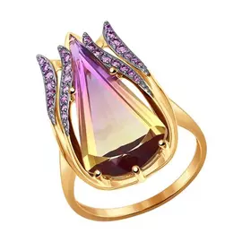 Кольцо из золота 714365