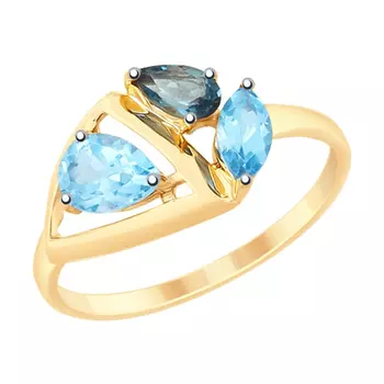 Кольцо из золота 715233