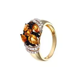 Кольцо из золота AAS-3490R_KO_BSA_YS_CT_YG