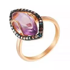 Кольцо из золота AAS-3719R_KO_DC_AM_PINK