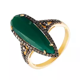 Кольцо из золота HF02170R-Y-GAB_DN_ZAG_YG