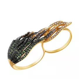 Кольцо из золота HF05176R-YGGBR_KO_DN_T_YG