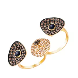 Кольцо из золота HF05279R-Y-BRS_KO_DN_PINK