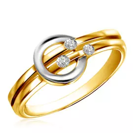 Кольцо из золота Кг121ж