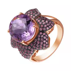 Кольцо из золота MR30974P-12_KO_PS_AM_PINK