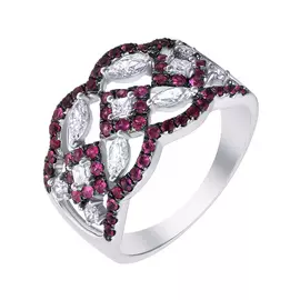 Кольцо из золота MR82190A-RU-WD_RU_WG