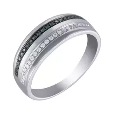 Кольцо из золота MR82326-WD-BL_KO_DL_WG