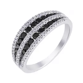 Кольцо из золота MR82510-WD-BD_DB_WG