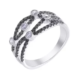 Кольцо из золота MR82987-WD-BD_KO_DB_WG